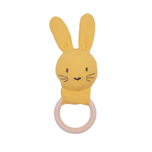 Maydow Crochet Thỏ mọc răng vòng Dummy Clip chủ với PP bông Điền và lưới lót căng thẳng cứu trợ sinh nhật Bộ quà tặng - Product Image 2