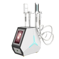 Meilleur Prix – Appareil Facial EMS Chaud/Froid à 4 Poignées de Travail, Température et Temps Réglables, Multilingue, Hydratant et Liftant pour Salon