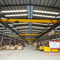 Grue à poutre simple de 10 tonnes pour la manutention de marchandises en entrepôt, équipement de levage stable pour usine de fabrication