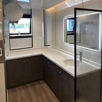 Meilleure vente Apple Cabin Office Trailer Petite maison Conteneur d'habitation préfabriqué Maison sur roues Remorque de bureau mobile