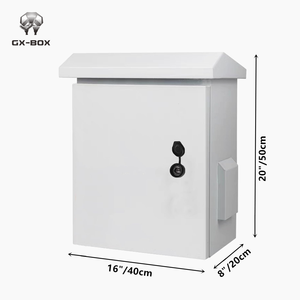 Boîtier électrique étanche Nema4x IP65 pour extérieur, en <span class=keywords><strong>zinc</strong></span> plaqué, boîte de distribution d'alimentation, boîte de commande - Product Image 1