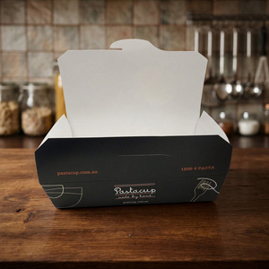 Caja para hamburguesas de papel blanco plegable, ideal para perritos calientes, al mejor precio y con entrega rápida. - Product Image 2