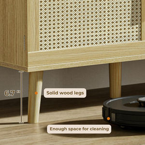 <span class=keywords><strong>Meuble</strong></span> de salon moderne <span class=keywords><strong>meuble</strong></span> <span class=keywords><strong>TV</strong></span> en bois ajustable avec console en rotin <span class=keywords><strong>meuble</strong></span> <span class=keywords><strong>TV</strong></span> pour centre de divertissement - Product Image 4