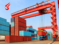 Grue portuaire à portique sur rail pour conteneurs de 20 et 40 pieds, conçue par un fournisseur chinois, avec capacités de 40, 35, 50 et 65 tonnes