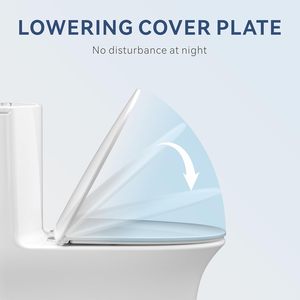 Meilleure vente d'Amérique du Nord Siphon ergonomique une pièce entièrement à jupe Toilette <span class=keywords><strong>de</strong></span> salle <span class=keywords><strong>de</strong></span> bain Vente à chaud - Product Image 6