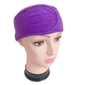 Facial Spa Headband Bulk for Washing Face Makeup Headband for Shower Bath Sport Wrap Girls Headband Polyester Adjustable Towel