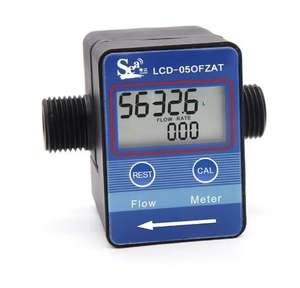 G1/2 G3/4 Zoll Digital LCD Wasser Milch öl Durchfluss sensor Messgerät Durchfluss messer Totameter Durchfluss messgeräte - Product Image 6