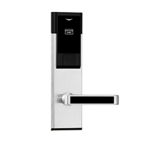Serrures d'hôtel en acier inoxydable, système de serrure de porte d'hôtel électronique numérique intelligent avec clé RFID