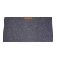 Grand tapis de bureau en feutre non tissé pour clavier et souris (36x12 pouces, 3 mm d'épaisseur, écologique) par Mofete