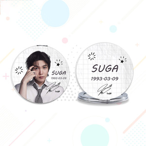 สินค้าเคป๊อปปี 2026 ของไอดอล V RM จีมิน เจโฮป จองกุก ชูก้า จิน กระจกแต่งหน้าพกพาแบบพับได้ - Product Image 2