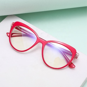 Occhiali moda all'ingrosso Sunray China Factory customizzati lenti trasparenti Multicolor Cat Eye TR90 montatura per occhiali ottici - Product Image 1