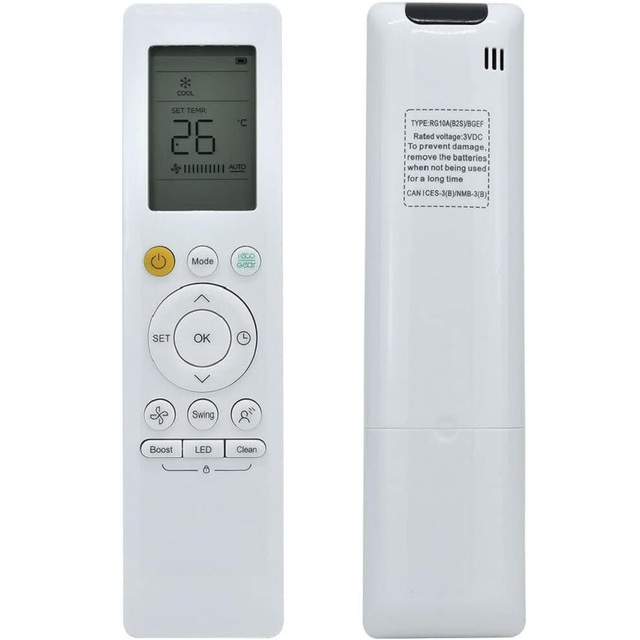 Universal RG10A-BGEF Remote Control Use for Midea Use for Carrier Use for System Air air Conditioners