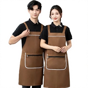 ผ้ากันเปื้อนเชฟ/ร้านอาหารแบบสั่งทำได้  ไม่มีแขน  มีกระเป๋า  ผลิตจากผ้าโพลีเอสเตอร์/ผ้าฝ้ายแคนวาส  น้ำหนักเบา ทนทาน  OEM - Product Image 1