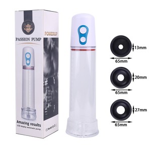 Penispumpe Sexspielzeug Automatische <span class=keywords><strong>Penis</strong></span>-Vakuumpumpe zur Vergrößerung Leistungsstarke Saugpumpe Erwachsenenspielzeug Training für Männer Stärkere Größere Erektion - Product Image 4