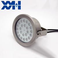 Projecteur LED professionnel DMX512 RGBW pour piscine, étanche IP68, en acier inoxydable, pour fontaines musicales dansantes, à intensité variable