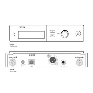 SLXD4 SLXD24 BETA87A BETA58A Système de microphone UHF sans fil Fréquence infrarouge Match Karaoké Église Performen - Product Image 6