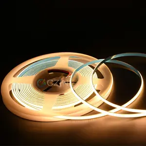 12V Cob 384 Led 3000k 4000k 6500k Light Bar Warm Cold White COB Led Strips For Decoration Soft Flexible DC