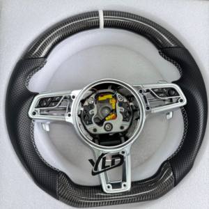 Volante Deportivo YLD Sin Botones GT Sport Full Lenkrad para <span class=keywords><strong>Porsche</strong></span> <span class=keywords><strong>Boxster</strong></span> 718 981 Taycan 911 Carrera 991 Cayenne - Product Image 4