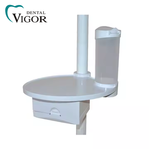 Plateau dentaire 3-en-1 Foshan Vigor / Porte-gobelet bleu / Boîte à mouchoirs en papier pour fauteuil dentaire - Product Image 2