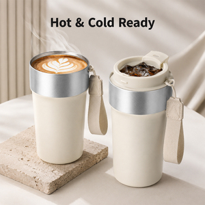 2026 <b>Large</b> Insulated Tumbler Cup 316 Stainless Steel Straw Water Bottle Hot Cold Retention Female Car Outdoor Drink Tumbler - Product Image 5