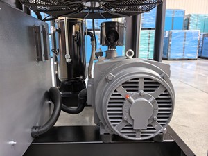 Compresseur d'air à vis à vitesse fixe haute efficacité 45KW 60HP, injecté d'huile, stationnaire, pour usage industriel - Product Image 6