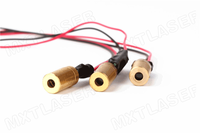 D6x10mm 635nm 650nm 1mw 5mw 10mw 50mW 100mW lentille PMMA/lentille en verre Module Laser à point rouge pilote APC de qualité industrielle 3V 5V DC