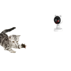 USB Oplaadbare Elektrische Kattenlaser Draaitol Nieuwe Aanwinst Interactief Slim Huisdier Speelgoed voor Katten Moderne Stijl - Product Image 1
