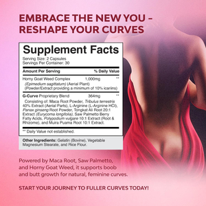 OEM büyük meme popo büyütme Curvy ganimet kapsül kalça geliştirme kapsül popo ve kalça büyütme sıkılaştırıcı Maca hapları - Product Image 2