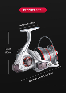 <span class=keywords><strong>Moulinet</strong></span> de pêche en mer et eau salée, <span class=keywords><strong>Moulinet</strong></span> de pêche, avec bobine en métal, 20-30KG, puissance de traînée maximale 9000 10000 12000 - Product Image 4