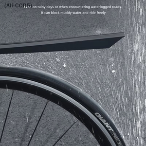 Garde-boue de vélo à dégagement rapide VTT garde-boue arrière pare-pluie avec <span class=keywords><strong>bandes</strong></span> réfléchissantes accessoires d'équitation en plein air pièce de vélo - Product Image 2