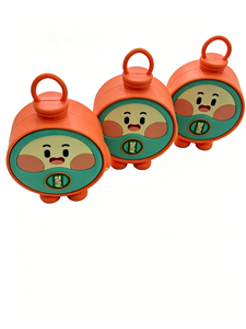 Cute Modern Round PVC Figurine Character <b>Ornament</b> Soft Touch Portable Hanging <b>Desk</b> Decor Handcrafted Custom Logo Gift - Product Image 3