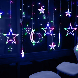 Đèn <span class=keywords><strong>Led</strong></span> Thần Tiên Giáng Sinh Kỳ Diệu Cửa Sổ Kỳ Nghỉ Cửa Hàng Nhà Máy Đèn Dây Rèm - Product Image 6