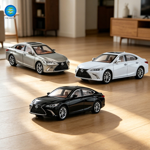 Modellino <span class=keywords><strong>Auto</strong></span> in Lega Pressofusa <span class=keywords><strong>Lexus</strong></span> ES300 Scala 1:24, 6 Porte Apribili, Giocattolo a Retrocarica con Luci e Suoni, Veicolo in Metallo per Bambini e Collezionisti - Product Image 1
