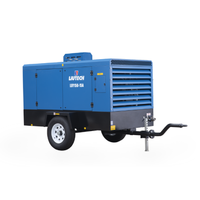 Compresseur d'air à vis lubrifié au diesel Liutech LUY150-15A 24V, refroidi par air, 15 bars, 530 CFM, portable, industriel, mini-excavateur