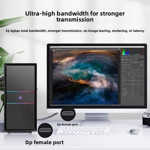 <span class=keywords><strong>สาย</strong></span>เคเบิล DP รุ่น1.4รองรับ4K 144Hz, 2K <span class=keywords><strong>165Hz</strong></span> และ8K ความละเอียดสูงหน้าจอตัวผู้เป็นตัวผู้ไปยังตัวผู้ - Product Image 6