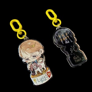 OEM ODM Charm de Acrílico Epoxi de Doble Cara de 4.7 cm con Personaje de Anime Mads Mikkelsen, 9 Diseños, Coleccionable para Fans - Product Image 4