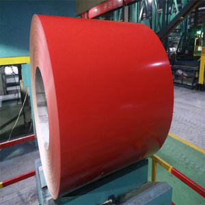 Bobina di Acciaio Preverniciato SGCC RAL 8012 7004 500mm, Prezzo al kg, Bobine di Acciaio Zincato Verniciato per Coperture - Product Image 1