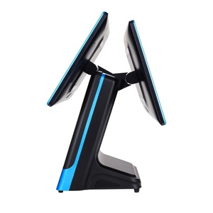 Pos thiết bị đầu cuối <span class=keywords><strong>Windows</strong></span>/Android Màn hình cảm ứng All-in-One hiển thị kép 15/15 6 "Màn hình máy in nhiệt Tương thích <span class=keywords><strong>Windows</strong></span> Android - Product Image 2