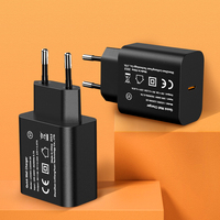 Cargador Rápido Ultra Delgado USB-C PD de 20W Shenzhen Lvxiangyuan, Enchufe Europeo, Certificaciones CE, RoHS, ERP, REACH, Protección OTP, para iPhone y Cámara