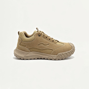 Scarpe Antinfortunistiche da Uomo in Pelle Scamosciata e Tela con Punta in Acciaio, Antiperforazione, Antiurto, Traspiranti, Leggere, con Suola in Gomma <span class=keywords><strong>per</strong></span> Lavoro Industriale - Product Image 4
