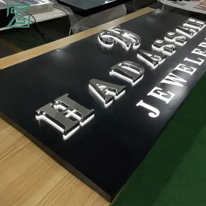 Insegne aziendali illuminate a LED personalizzate Letras Luminosas lettere acriliche Led Enseigne Lumineuse