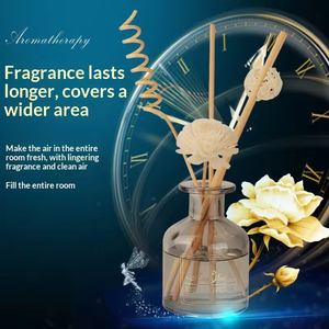 زجاجة عطر زجاجية للعلاج بالروائح وناشر عطري بالقصب للديكور المنزلي وللفنادق - Product Image 5