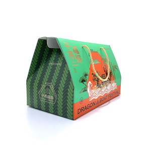 Caja de Cartón Reciclable Personalizada y Resistente con Estructura Trapezoidal Estable para Mayor Capacidad de Carga, Ideal para Regalos como <span class=keywords><strong>Zongzi</strong></span> - Product Image 1