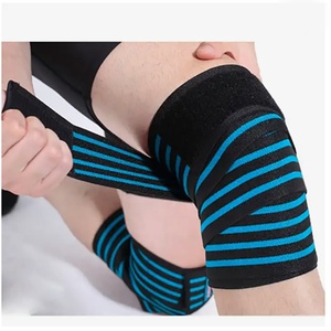 <span class=keywords><strong>Rodilleras</strong></span> Deportivas para Hombre, Vendajes Elásticos de Tela para <span class=keywords><strong>Sentadillas</strong></span> Profundas, Protección Profesional para Levantamiento de Pesas, Envolturas para Piernas que Protegen las Rodillas - Product Image 3