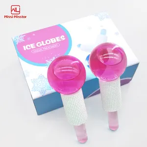 MSMR – Globes de glace faciaux refroidissants, visage, cou, levage du corps, bâtons de cri, rouleau froid, boules de glace pour le visage, outil de massage du visage