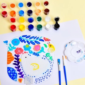 High Quality 6-8-12-Color Siamese Graffiti Acrylic Paint Set 2ml Children's Glass <strong>Painting</strong> <strong>Medium</strong> for Wholesale - Product Image 5