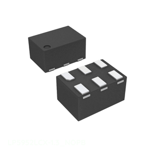 LP5952LCX-1.3วงจรอิเล็กทรอนิกส์ NOPB 6 UFDFN การจัดการพลังงาน (PMIC) ช่องผู้ผลิตส่วนประกอบวงจรอิเล็กทรอนิกส์ - Product Image 1