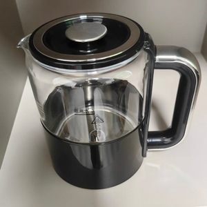 Tetera de Vidrio de Borosilicato de Alta Calidad con Entrada de Agua en la Base, Asa y Tapa BF1212 01S - Product Image 1