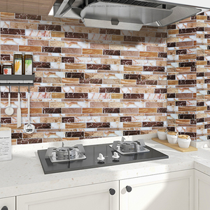 Autocollant de <span class=keywords><strong>carrelage</strong></span> mural en marbre et petite pierre pour cuisine et décoration murale - Product Image 3