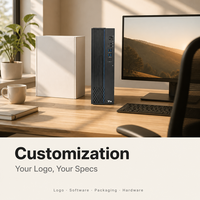 Ordinateur de bureau professionnel Zhaoxin KX U6780A 8 cœurs 2,7 GHz, 16 Go de RAM, SSD NVMe 512 Go, châssis compact 8L, écran 23,8 pouces, ensemble complet pour le bureau